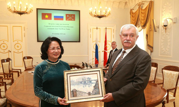 Петербург и Вьетнам договорились о расширении сотрудничества